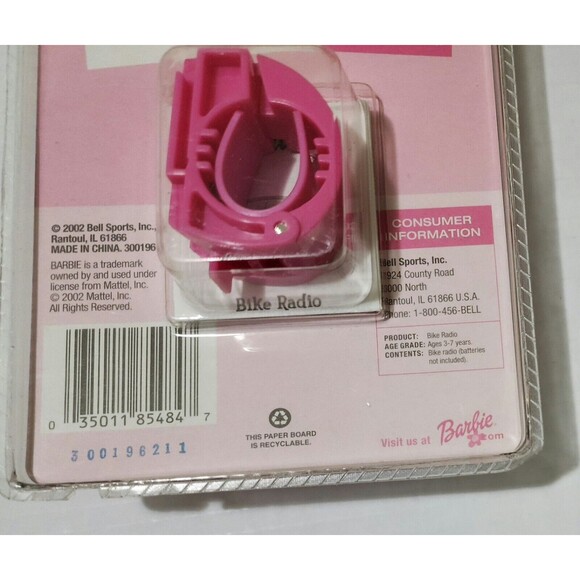 Vintage 2002 Barbie Bike Radio Cool Tunes New Sealed - Picture 4 of 4